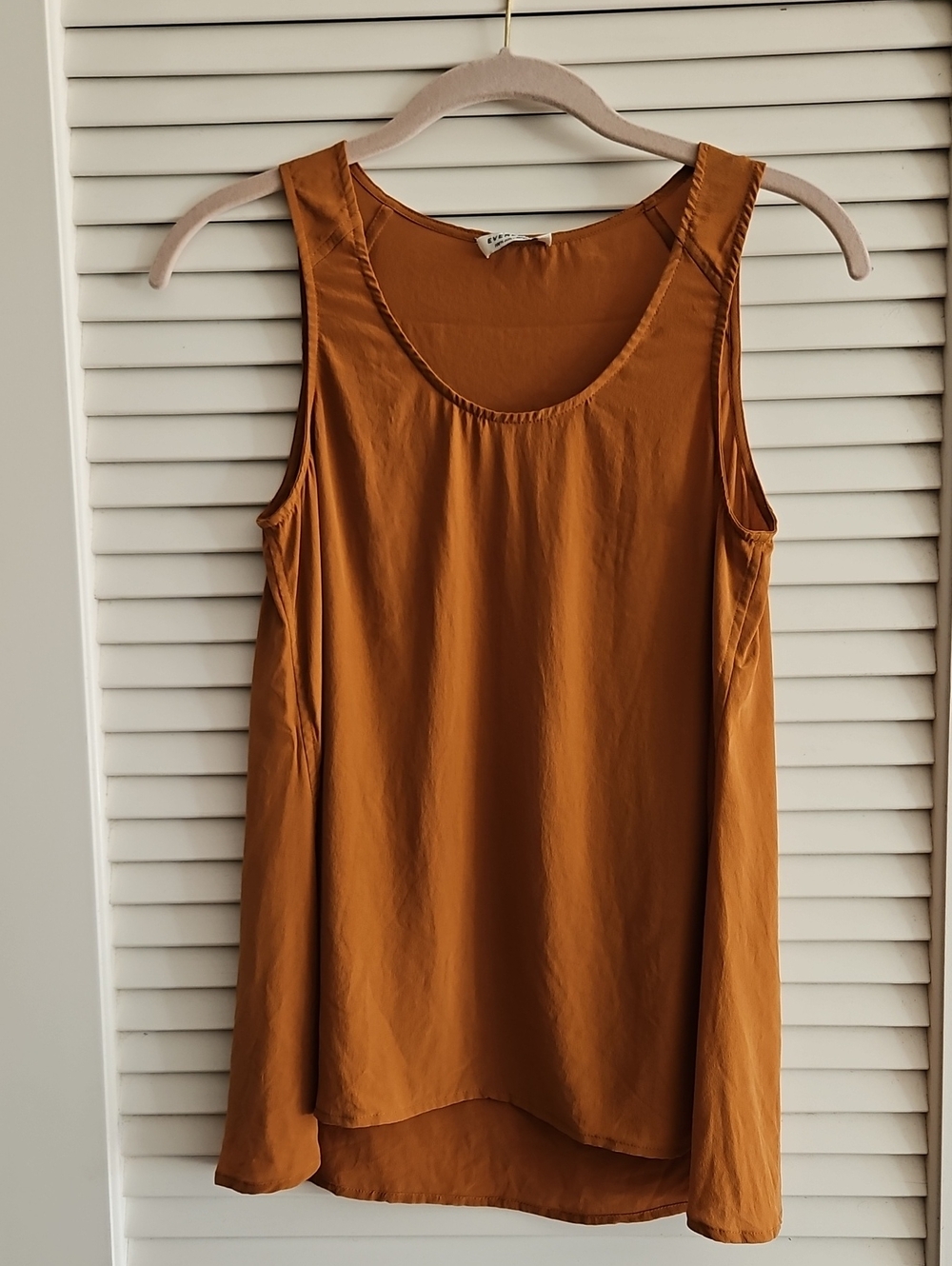 Everlane 100% Silk sleeveless blouse